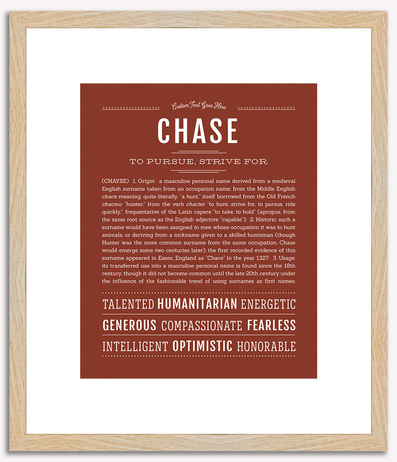 Chase | Name Art Print