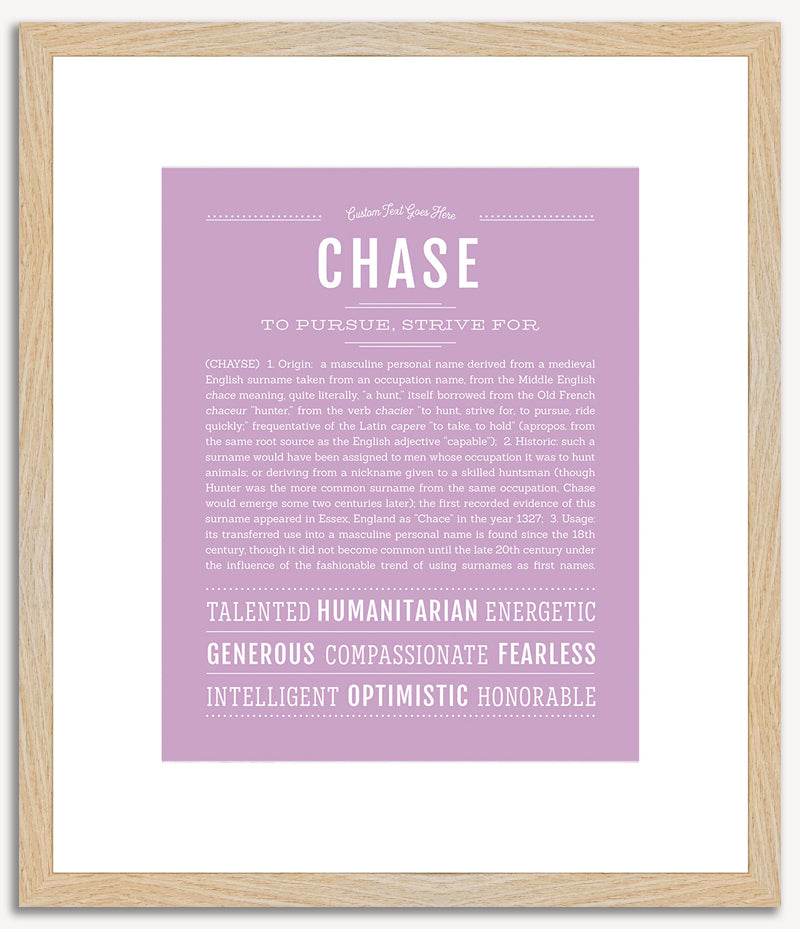 Chase | Name Art Print