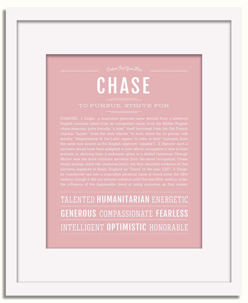 Frame Options | Dusty Rose | White Frame, Matted