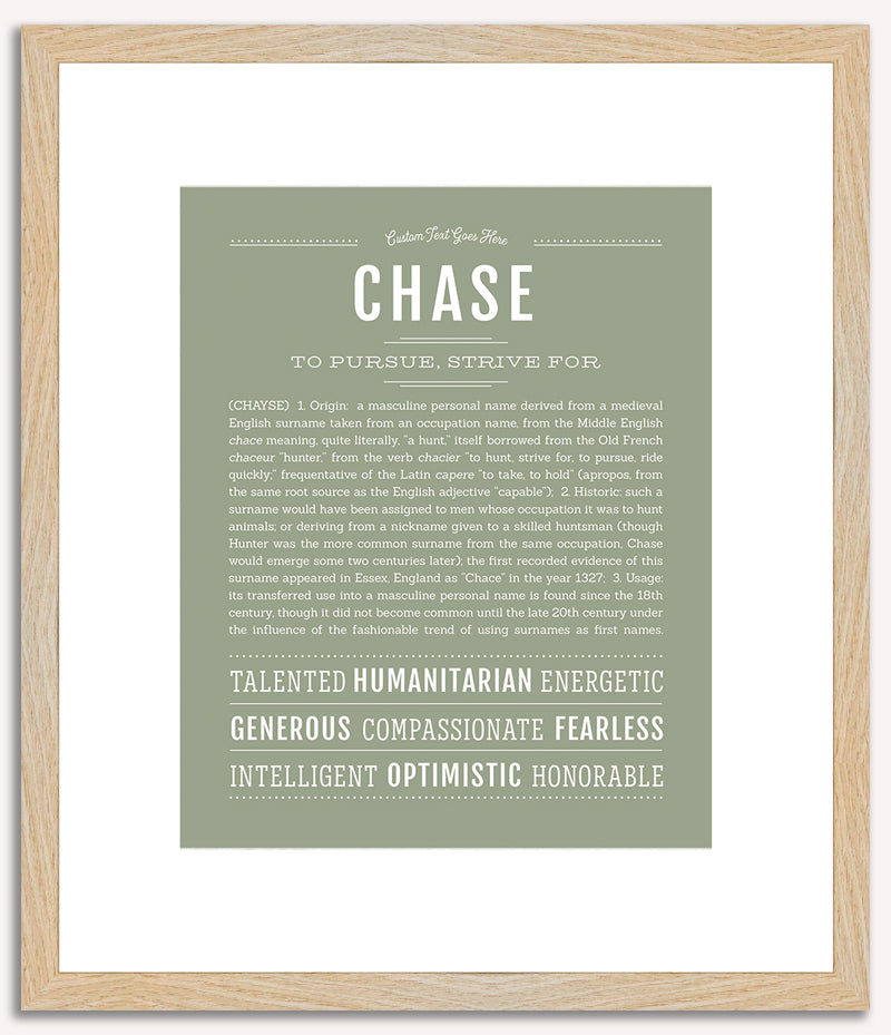 Chase | Name Art Print