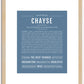 Chayse (female) | Name Art Print