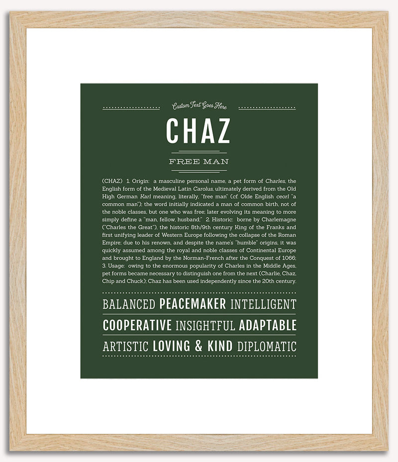 Chaz | Name Art Print