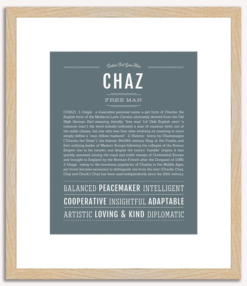 Chaz | Name Art Print