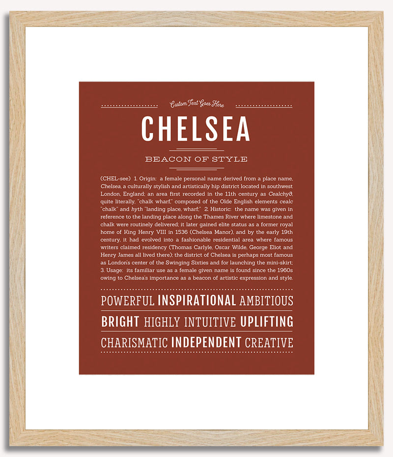 Chelsea | Name Art Print