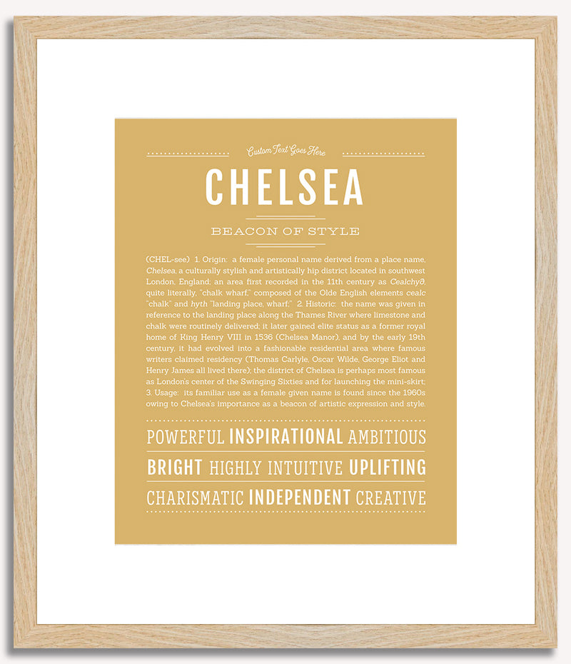 Chelsea | Name Art Print