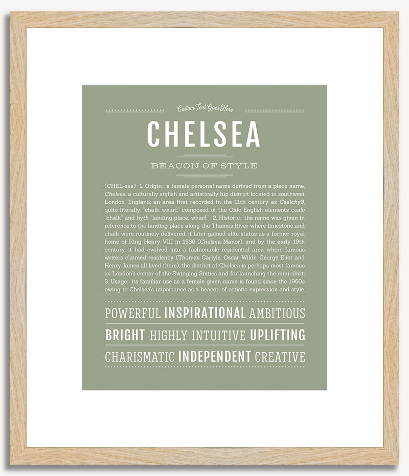 Chelsea | Name Art Print