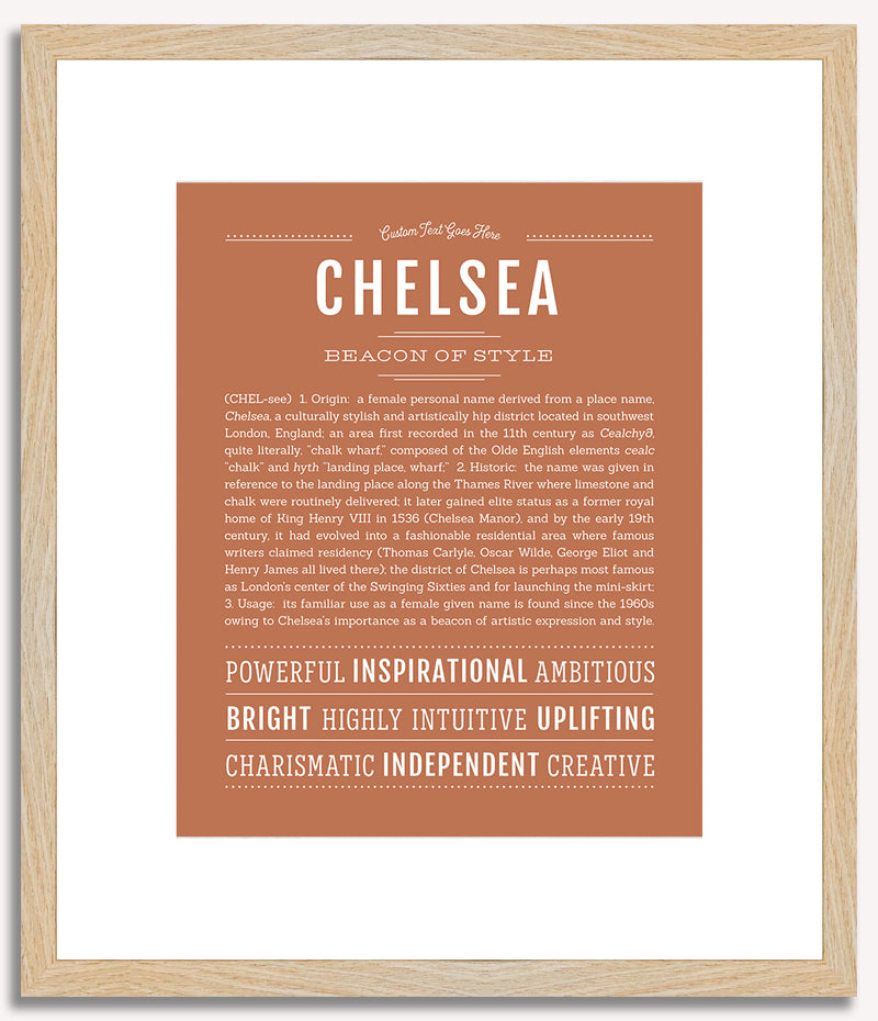 Chelsea | Name Art Print