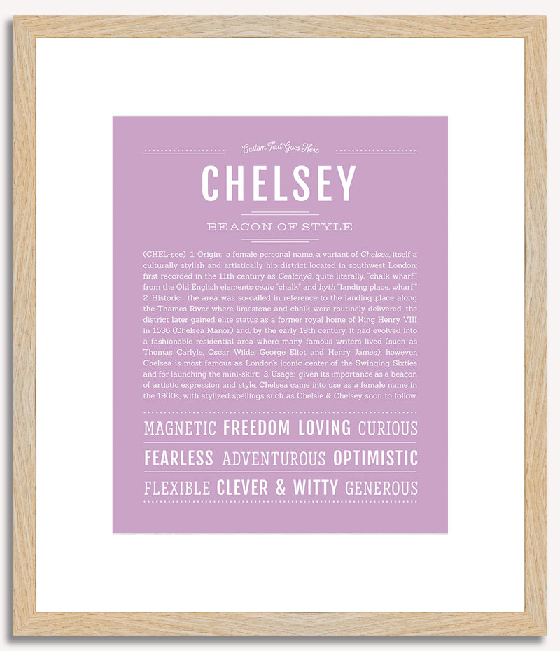 Chelsey | Name Art Print