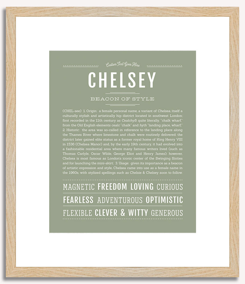 Chelsey | Name Art Print