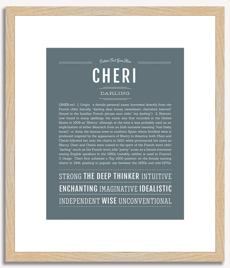 Cheri | Name Art Print