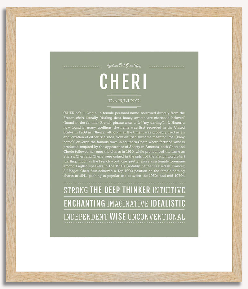 Cheri | Name Art Print