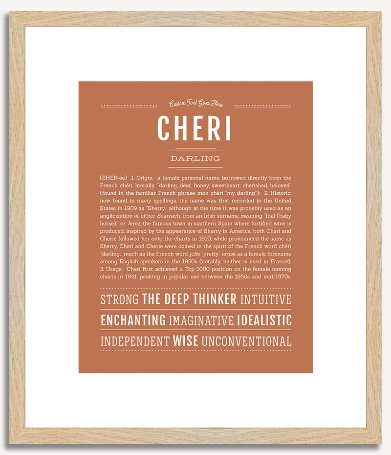 Cheri | Name Art Print