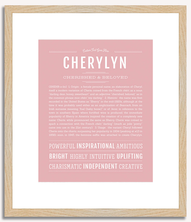 Cherylyn | Name Art Print