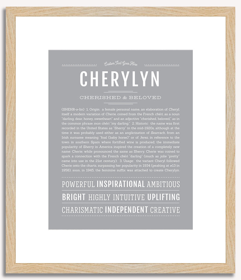 Cherylyn | Name Art Print