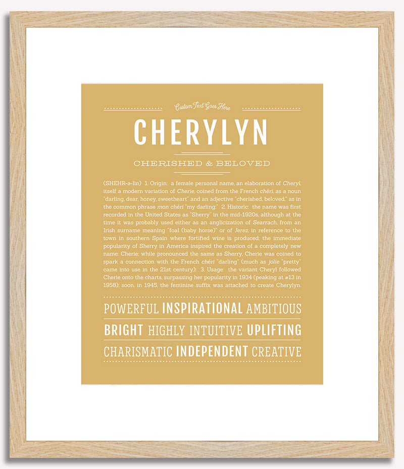 Cherylyn | Name Art Print