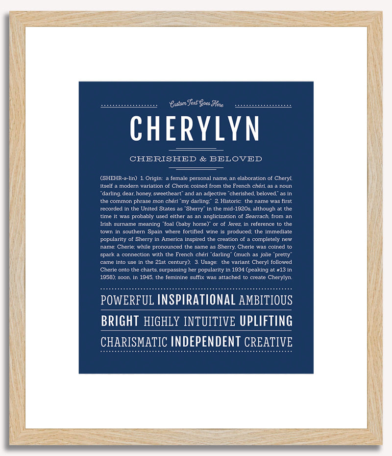 Cherylyn | Name Art Print