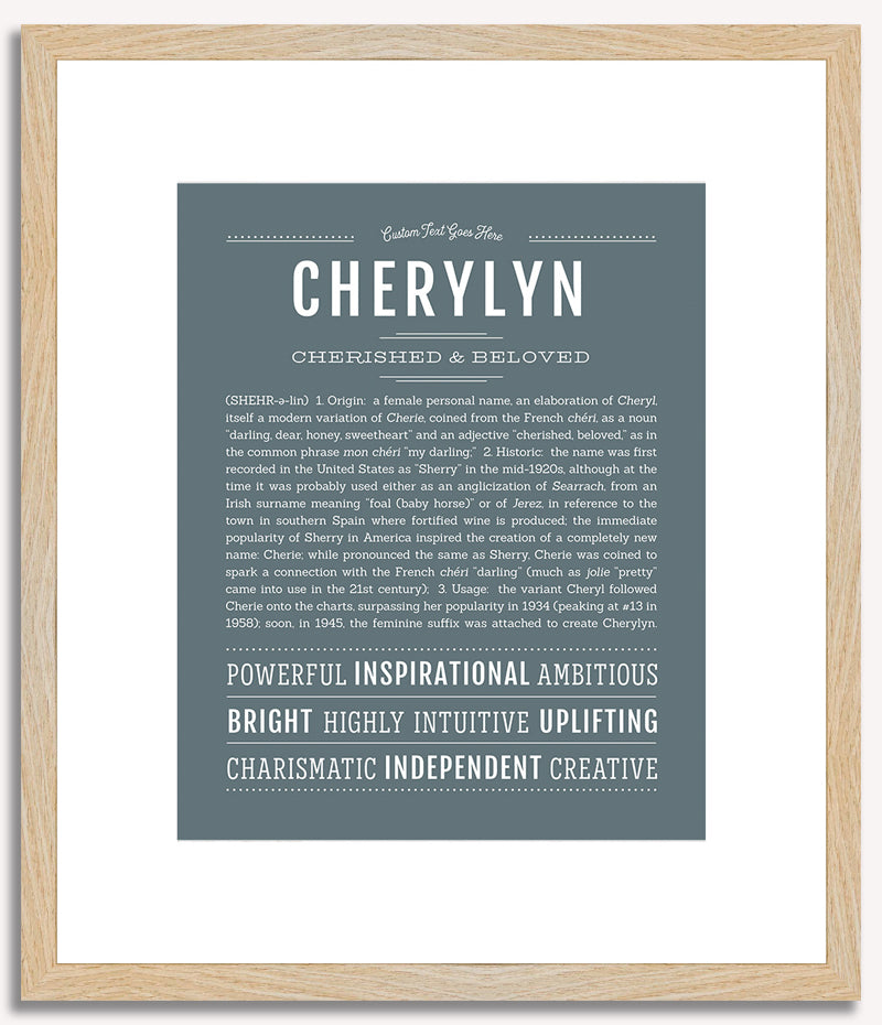 Cherylyn | Name Art Print