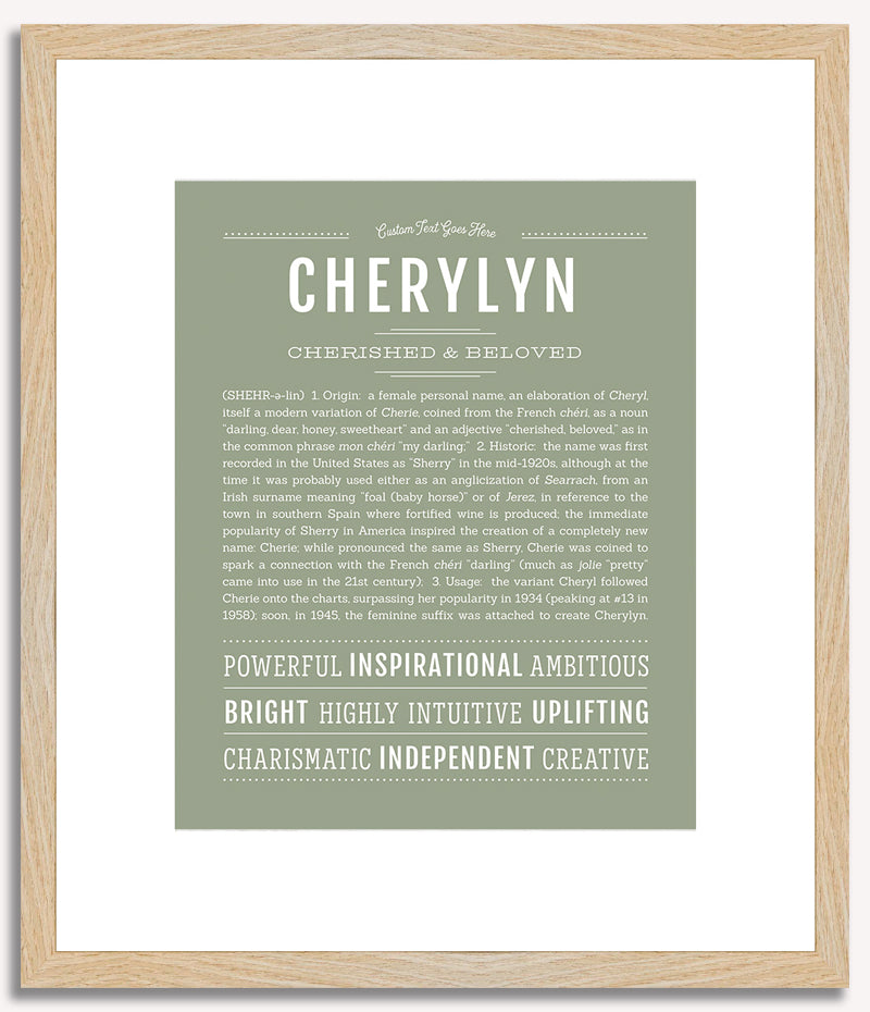 Cherylyn | Name Art Print