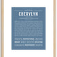 Cherylyn | Name Art Print