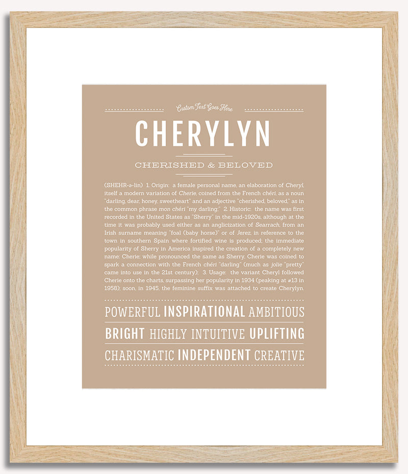 Cherylyn | Name Art Print