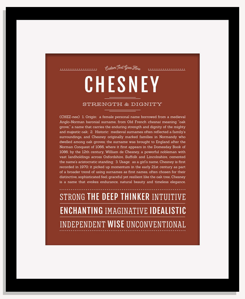 Chesney | Name Art Print