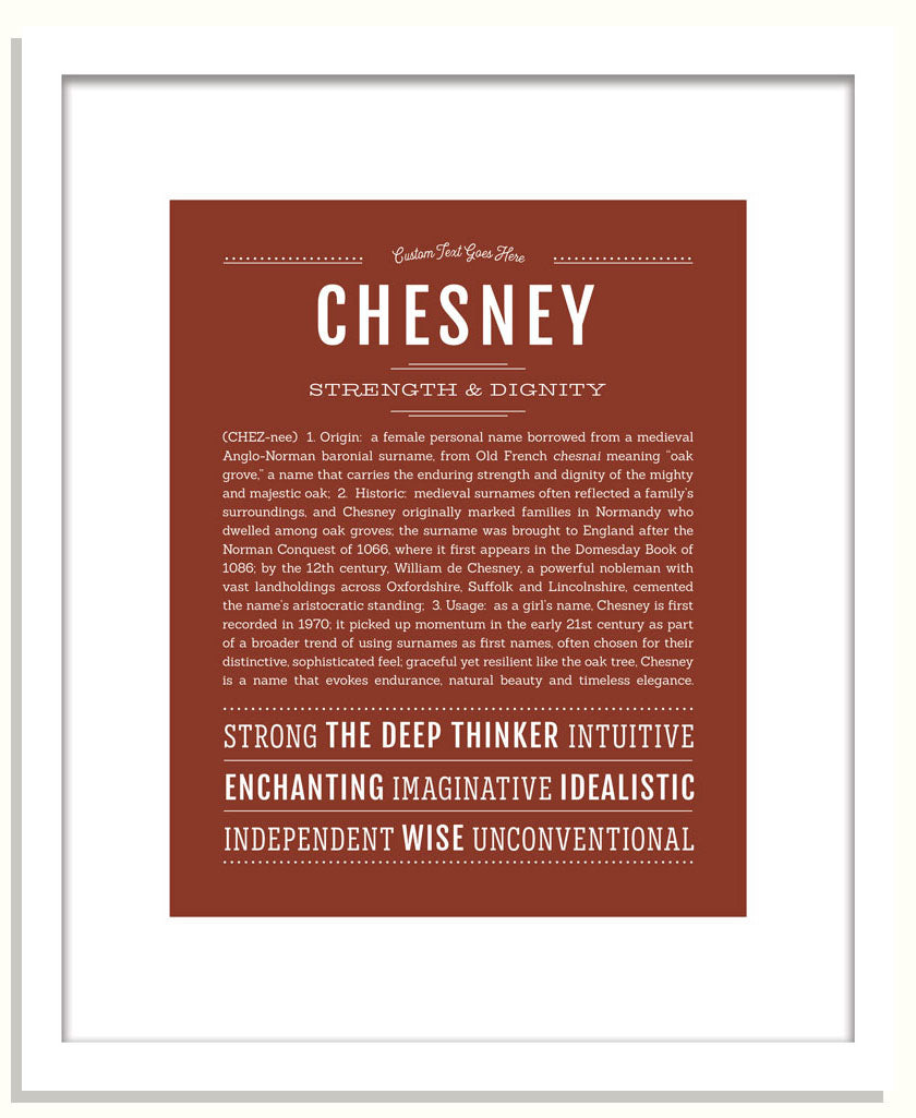 Chesney | Name Art Print