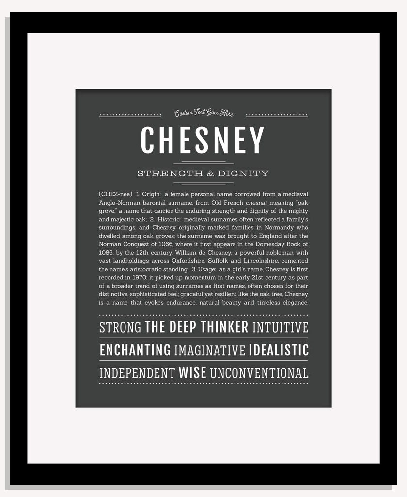 Chesney | Name Art Print