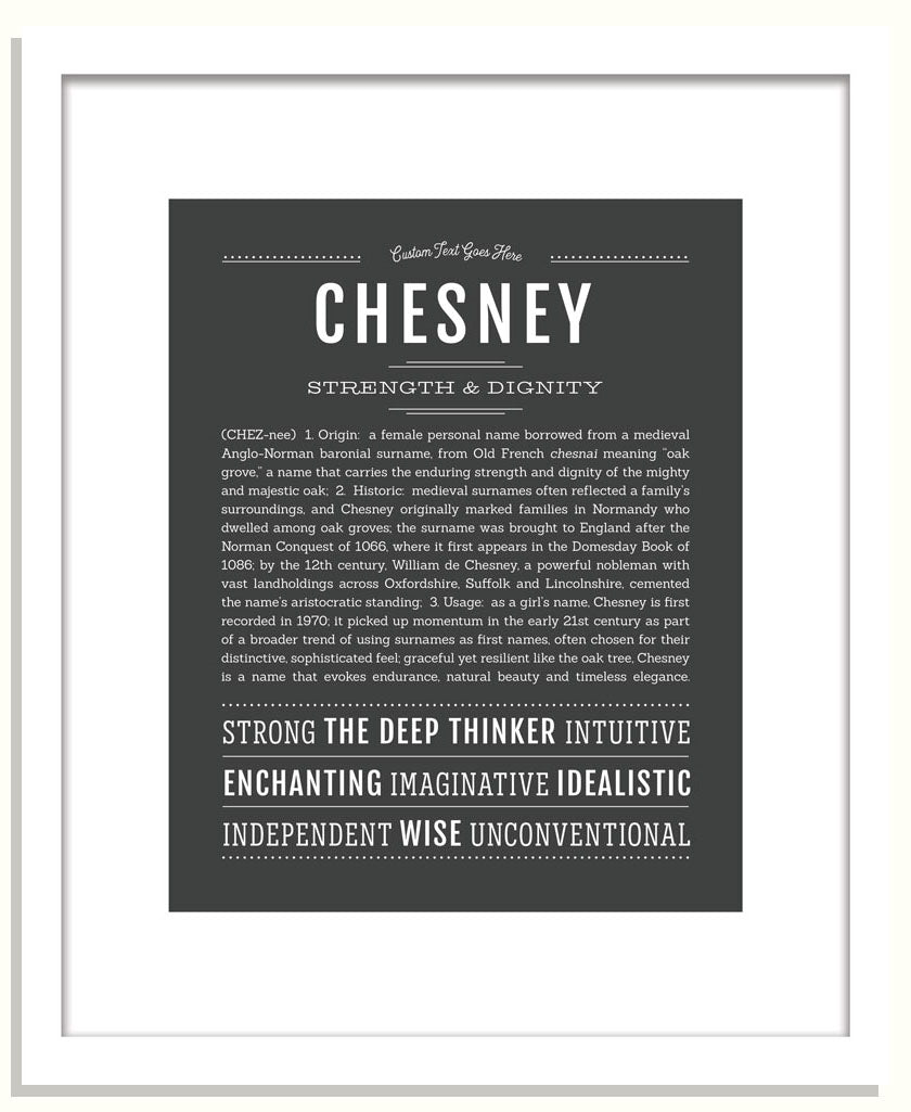 Chesney | Name Art Print