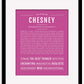 Chesney | Name Art Print