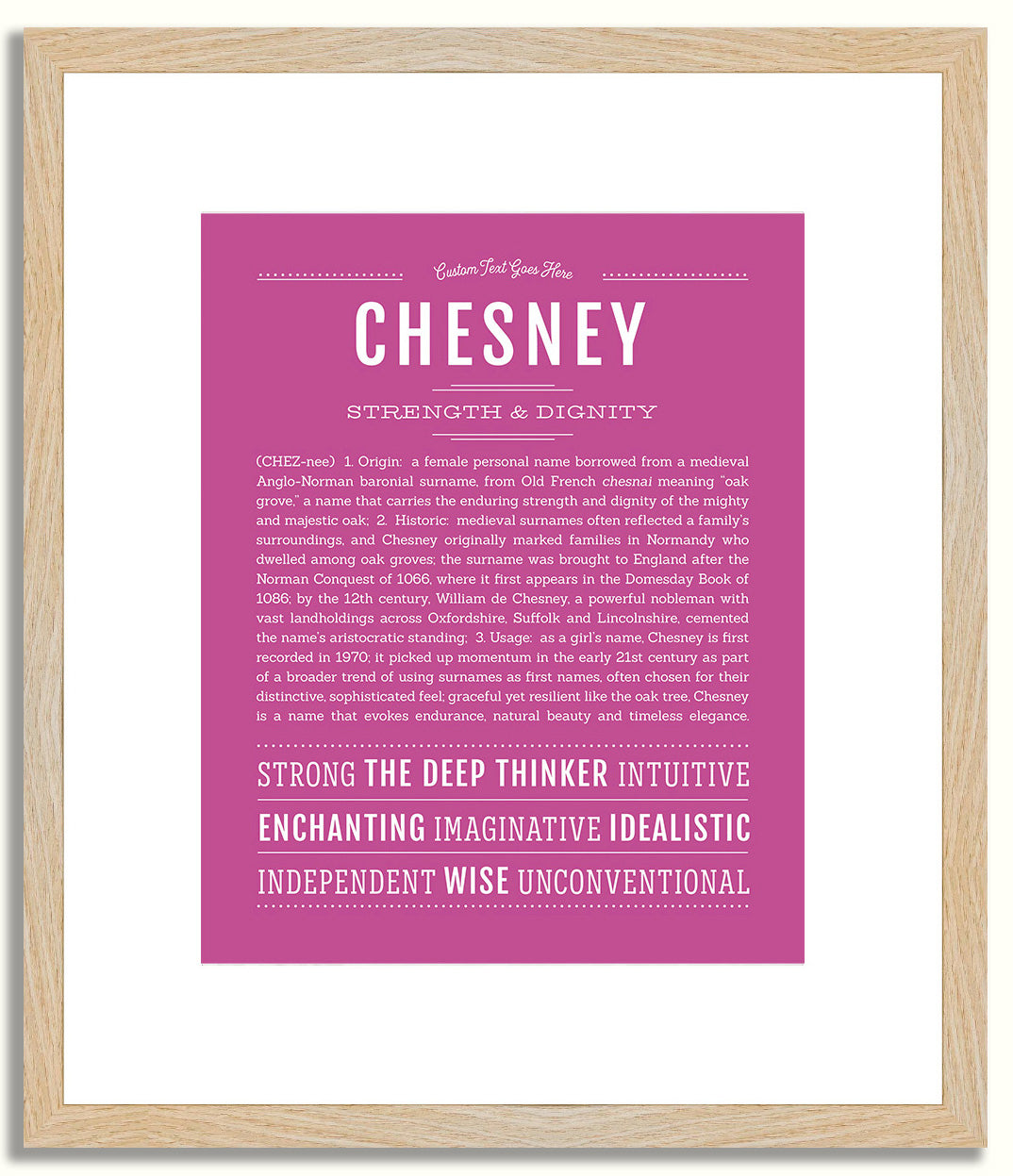 Chesney | Name Art Print