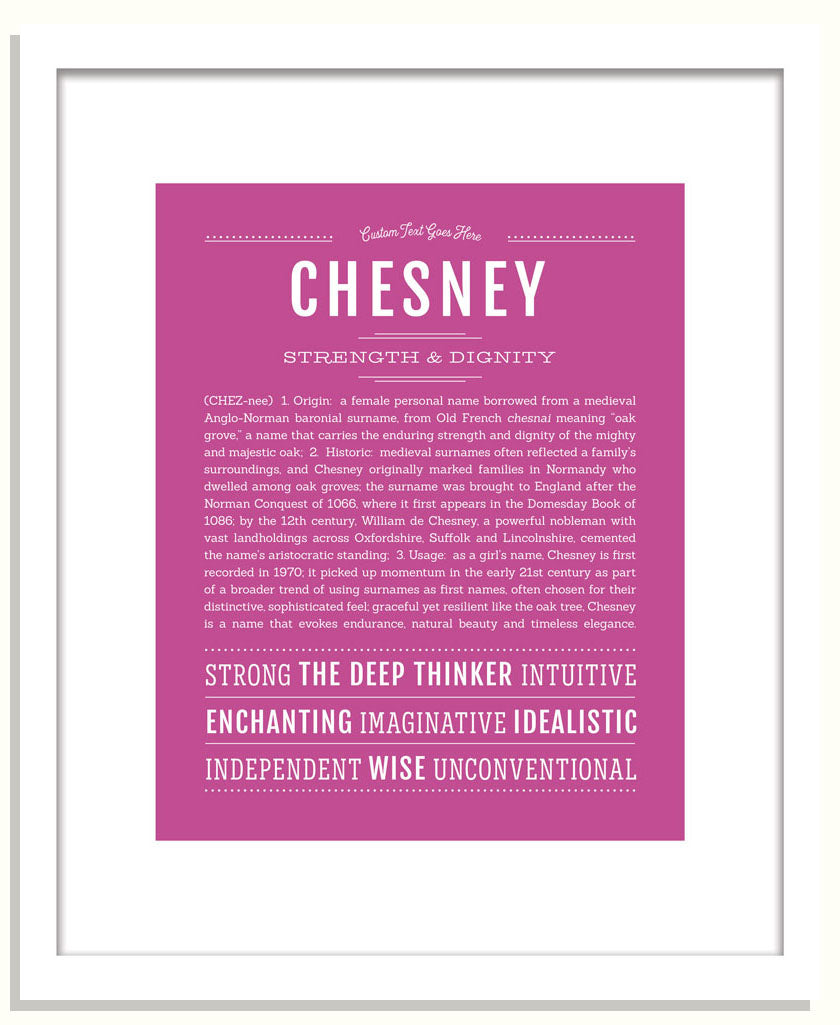 Chesney | Name Art Print