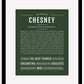 Chesney | Name Art Print