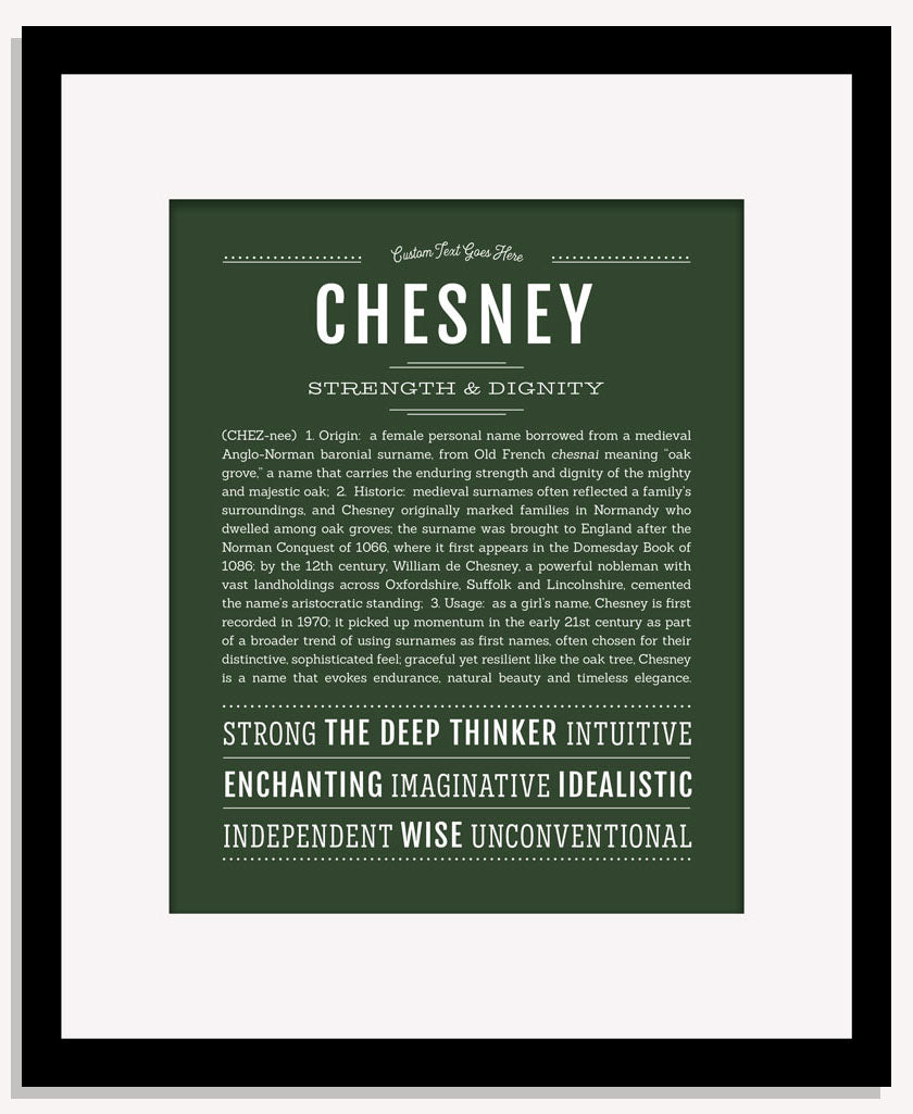 Chesney | Name Art Print