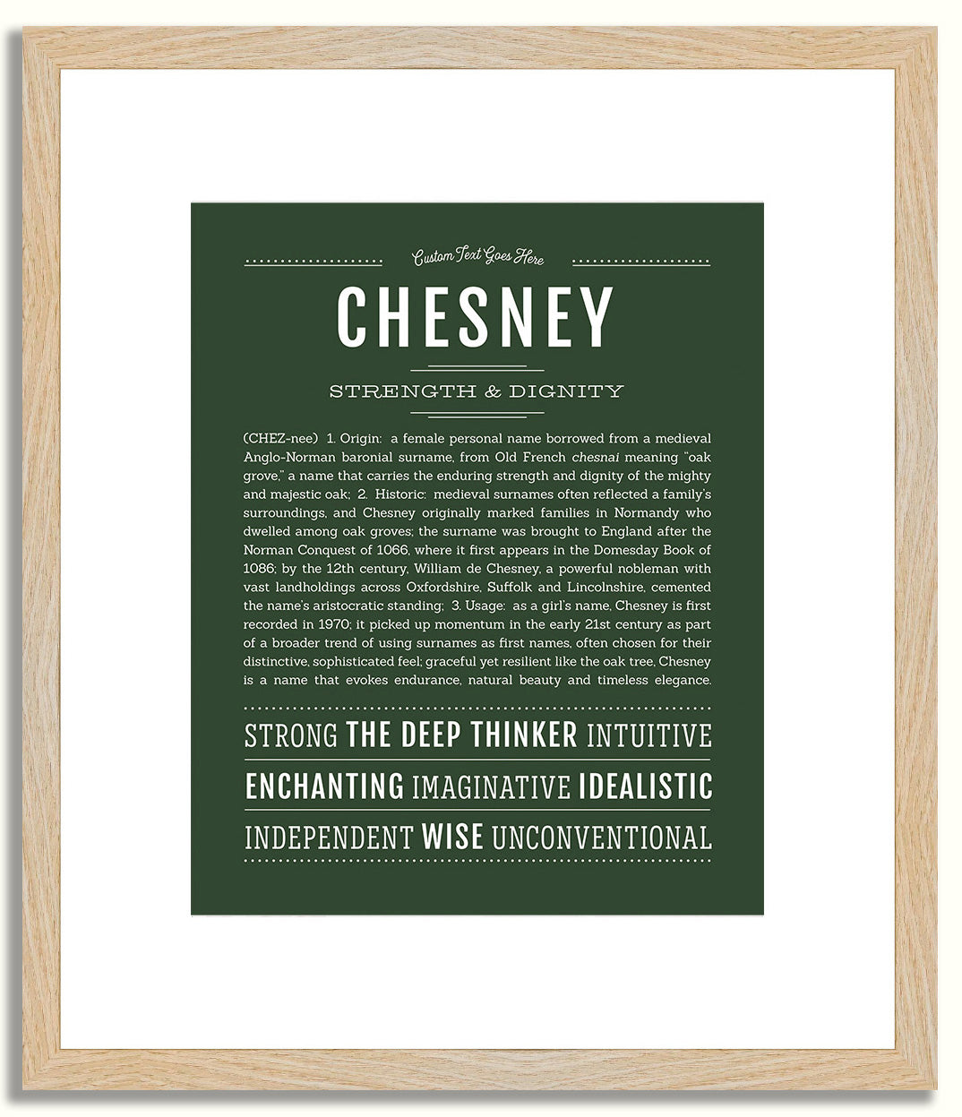 Chesney | Name Art Print