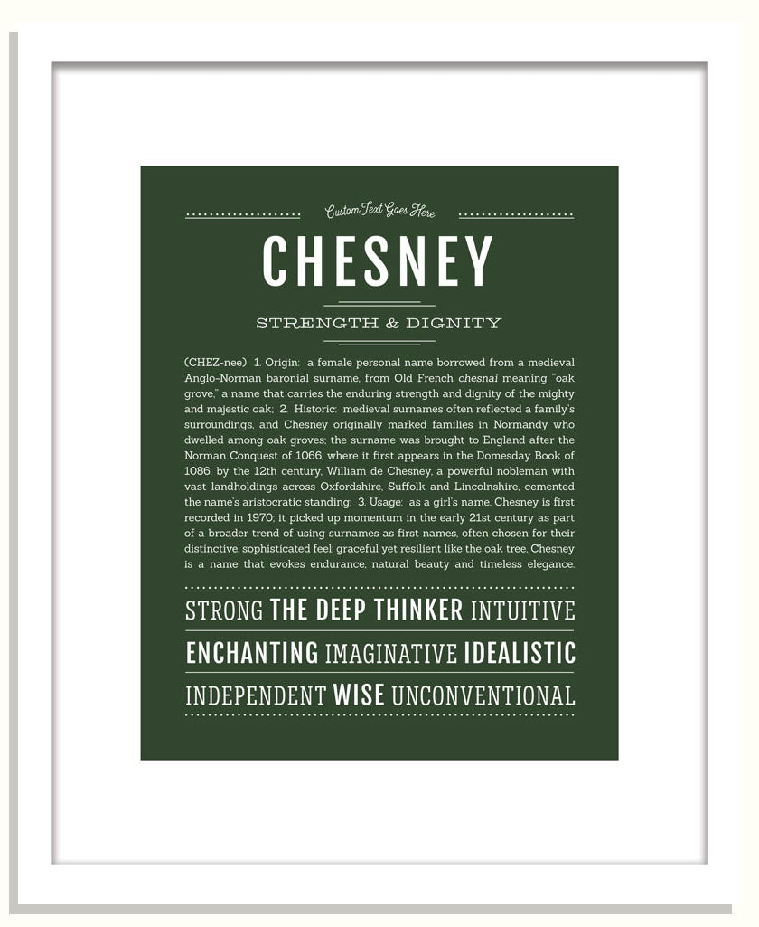 Chesney | Name Art Print