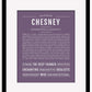 Chesney | Name Art Print