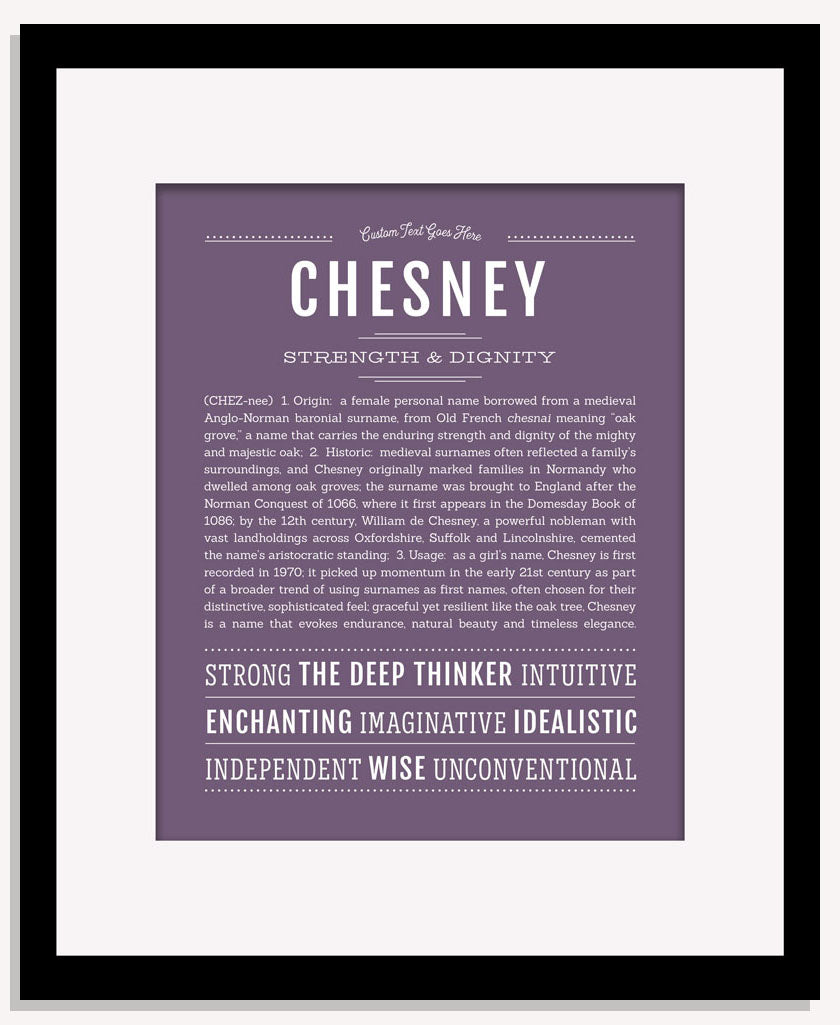 Chesney | Name Art Print