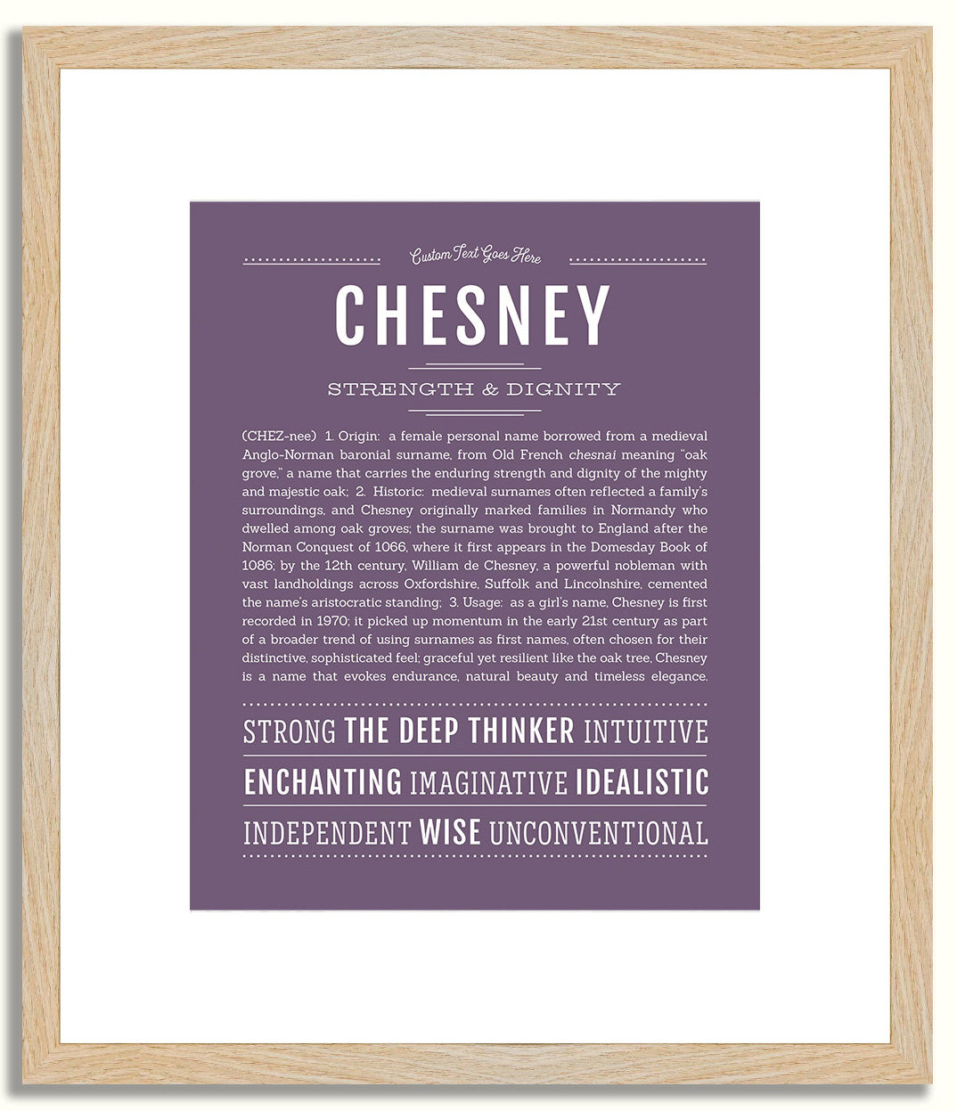 Chesney | Name Art Print