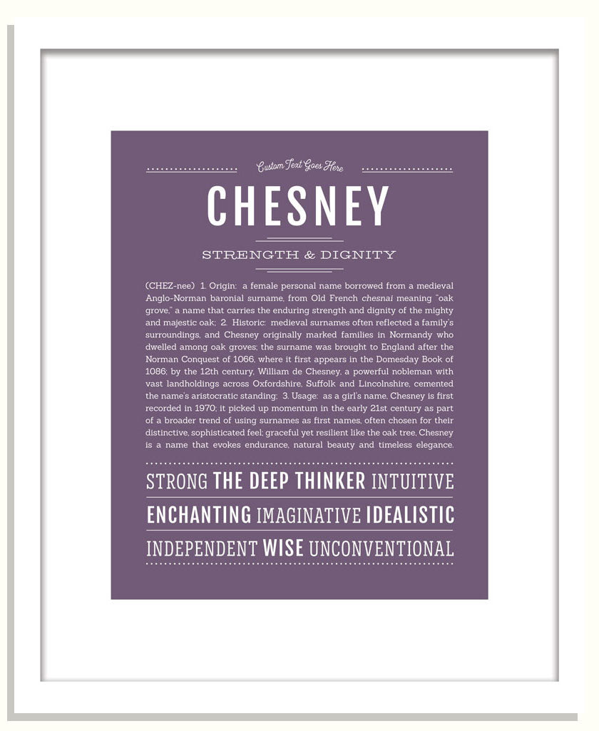 Chesney | Name Art Print