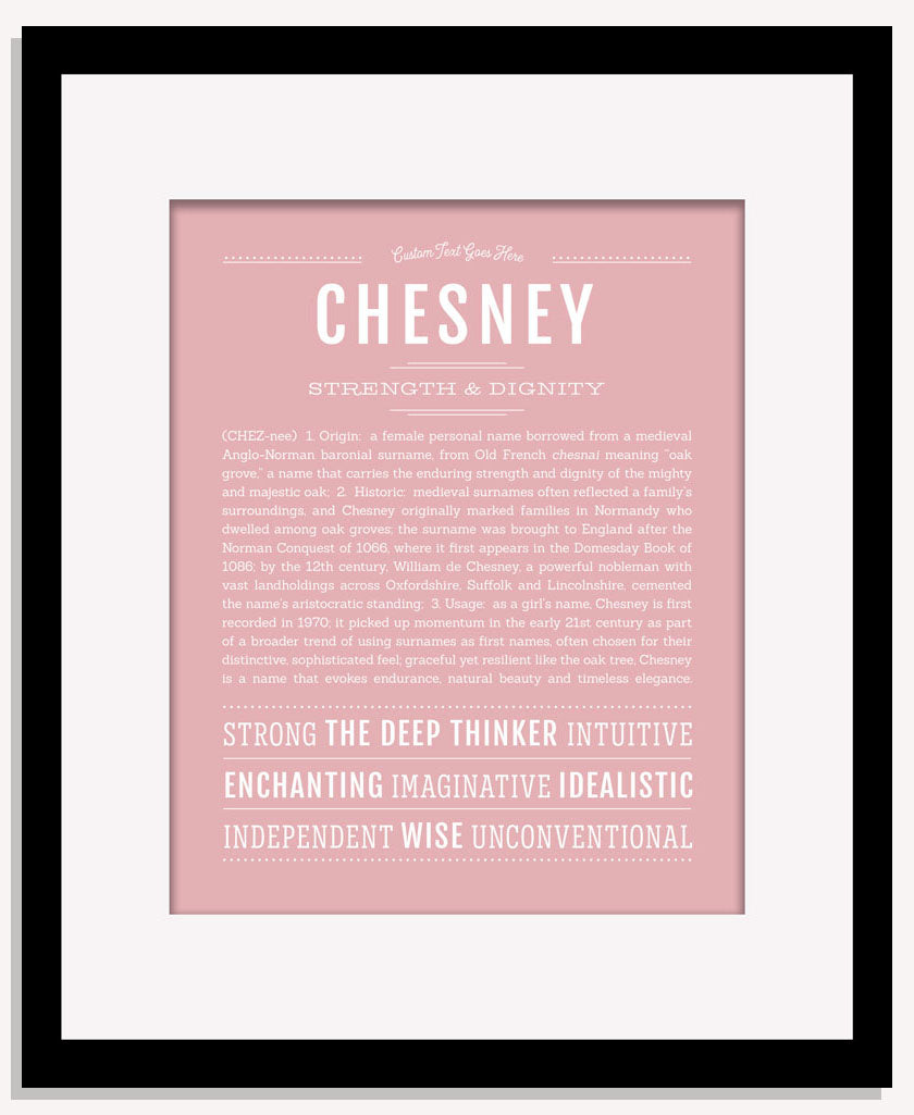 Chesney | Name Art Print