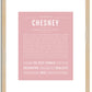 Chesney | Name Art Print