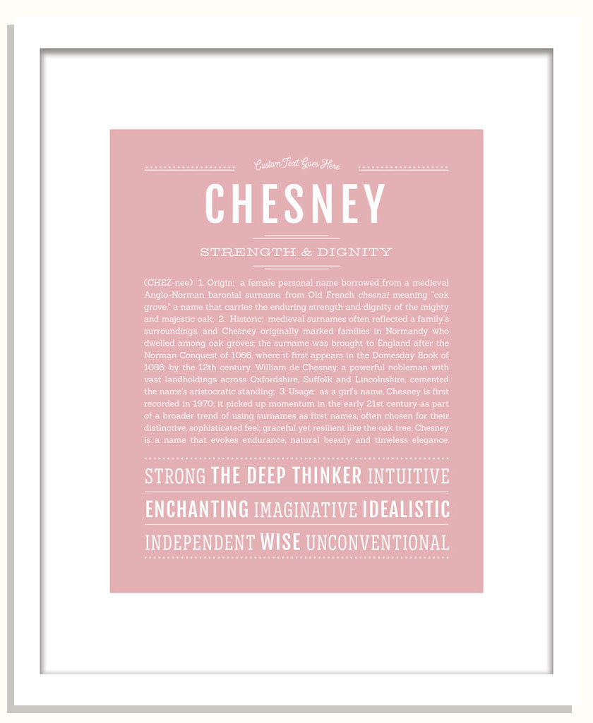 Chesney | Name Art Print