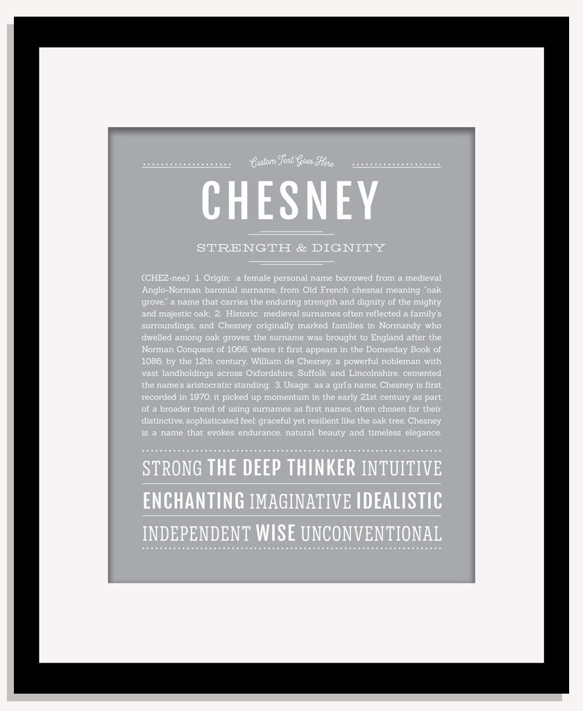 Chesney | Name Art Print