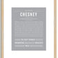 Chesney | Name Art Print
