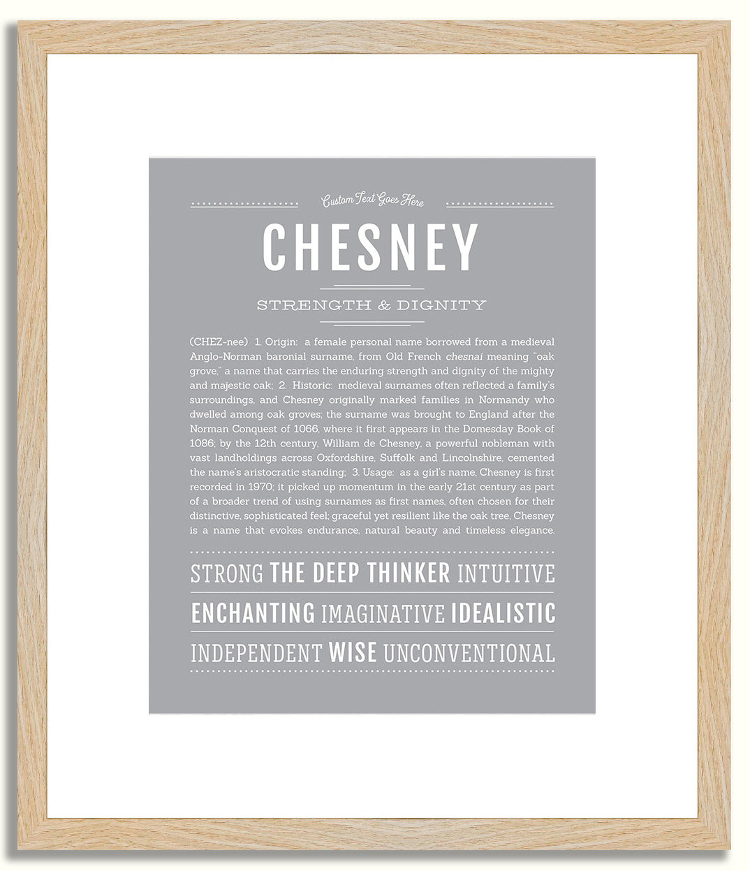 Chesney | Name Art Print
