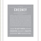 Chesney | Name Art Print