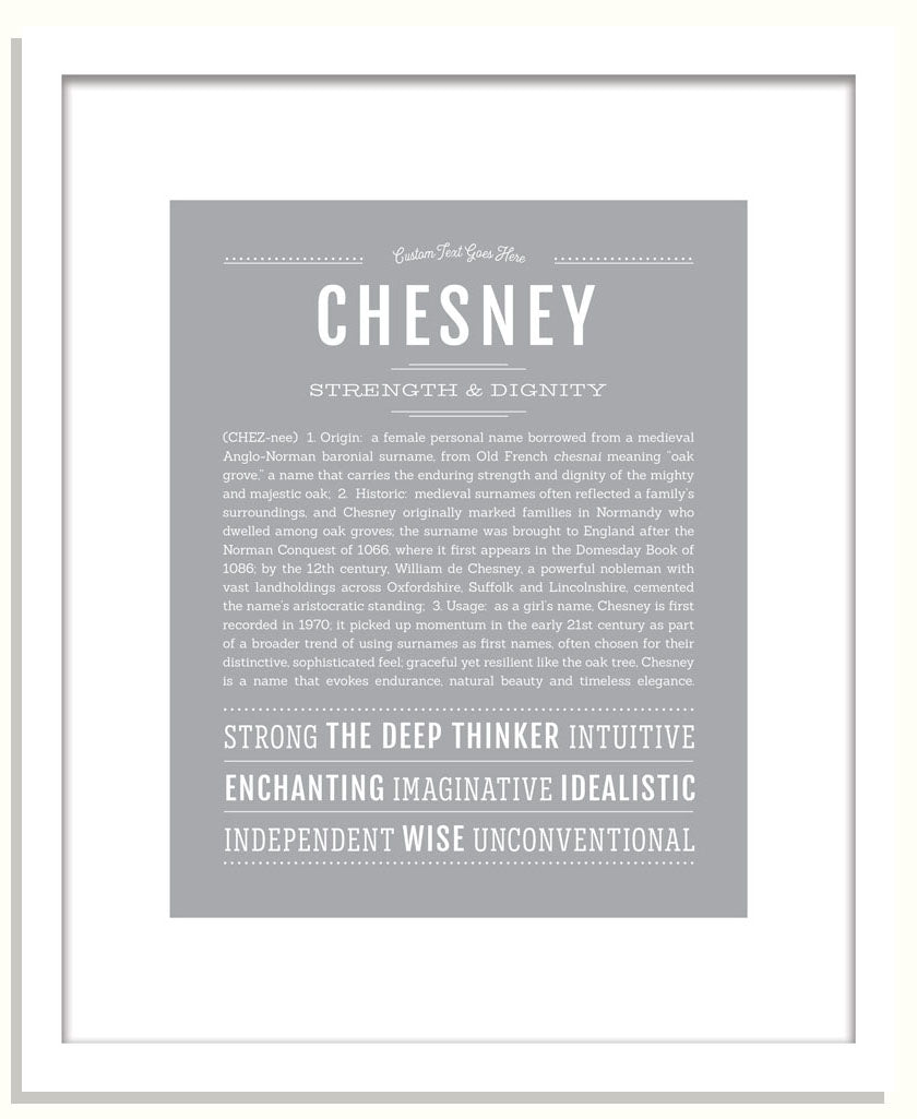 Chesney | Name Art Print