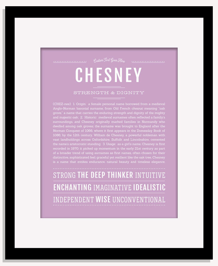 Chesney | Name Art Print