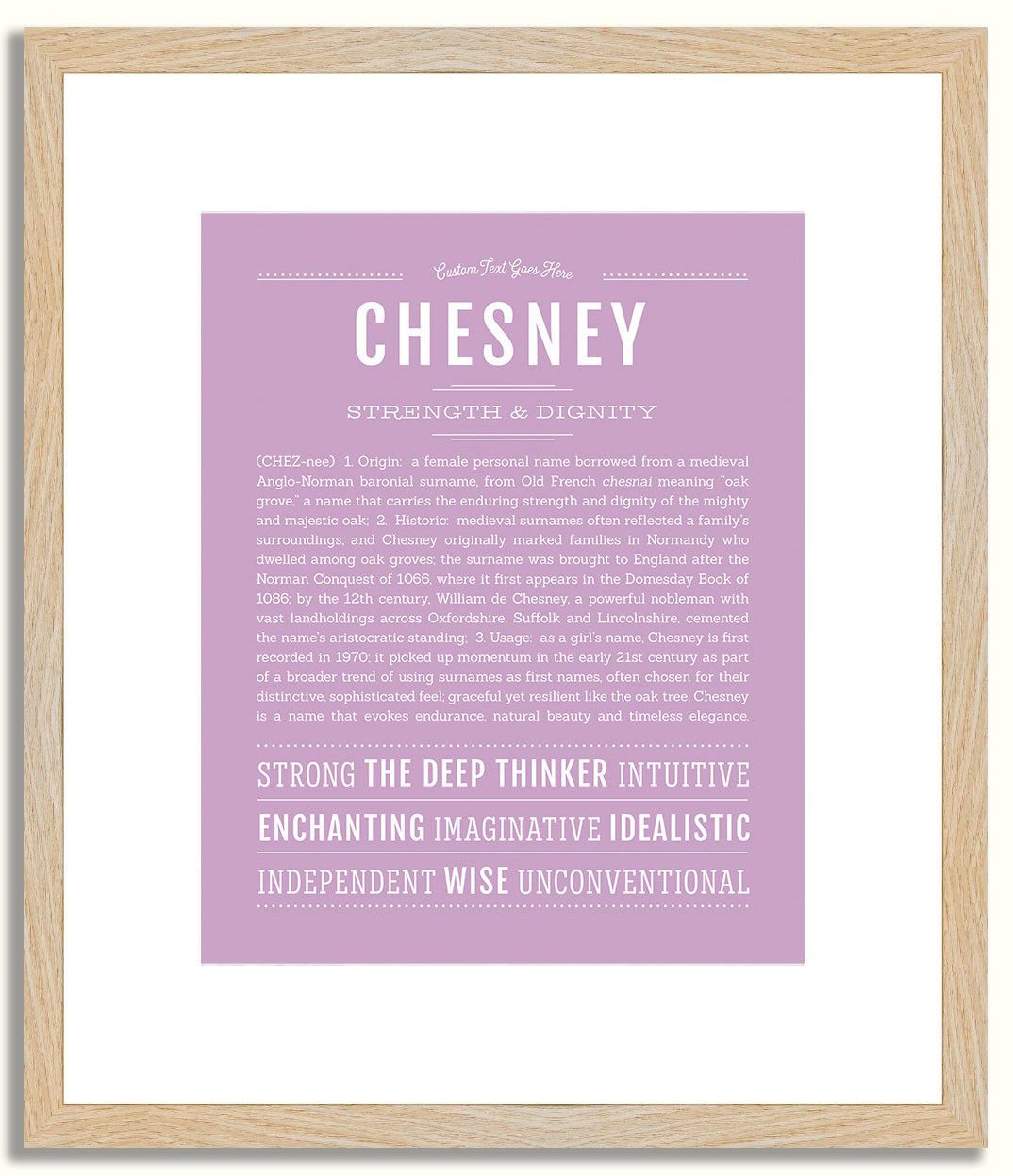 Chesney | Name Art Print