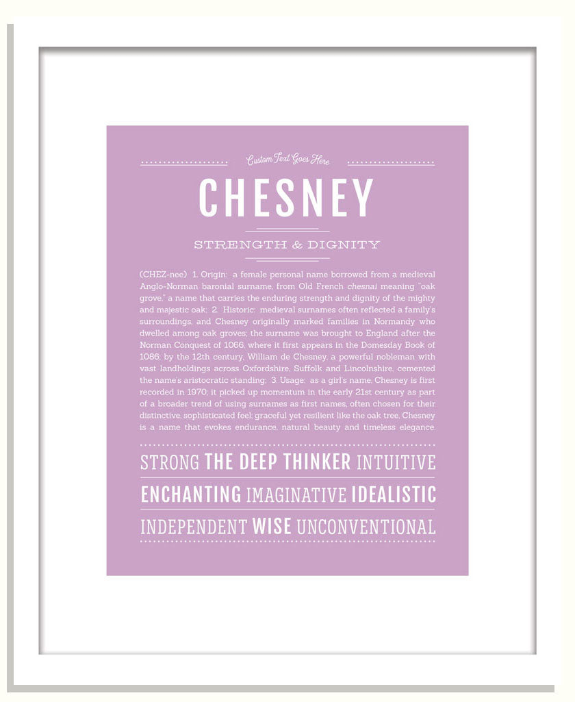 Chesney | Name Art Print